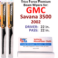 thumbnail image 1 of 2002 GMC Savana 3500 Performance Beam Wipers (Set of 2), 1 of 3