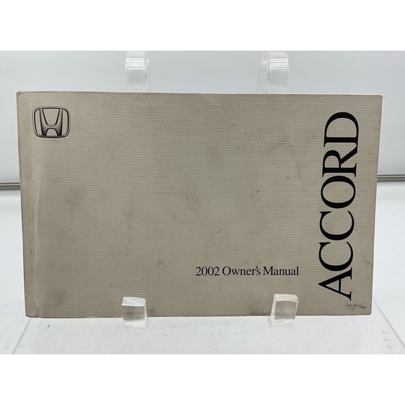 2002 Honda Accord Owners Manual Handbook OEM L02B07006