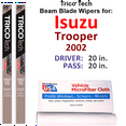 thumbnail image 1 of 2002 Isuzu Trooper Beam Blade Wipers (Set of 2), 1 of 3