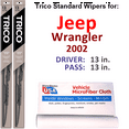 thumbnail image 1 of 2002 Jeep Wrangler Wiper Blades (Set of 2), 1 of 3