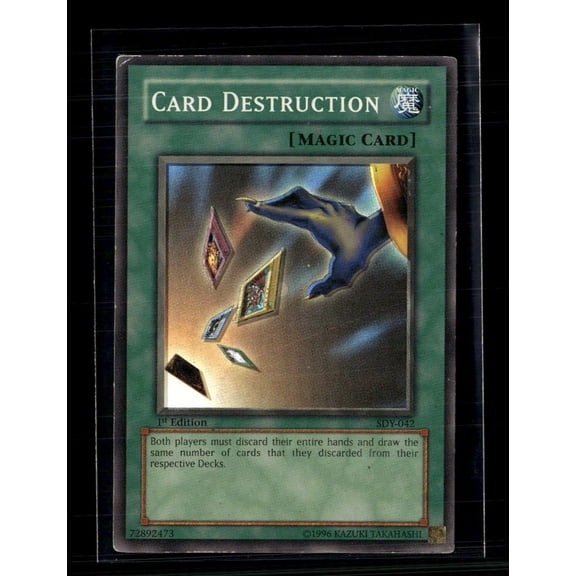 Yu-Gi-Oh! Card Destruction SDY-042 Starter Deck Yugi 1st Edition Heavily Played Trading Card