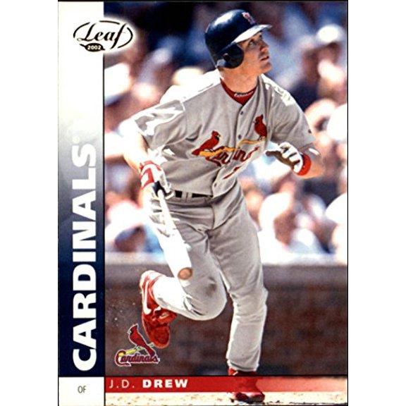 2002 Leaf #100 J.D. Drew MLB Baseball Trading Card