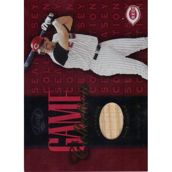 2002 Leaf Game Collection #SCB Sean Casey Bat MLB Baseball Trading Card
