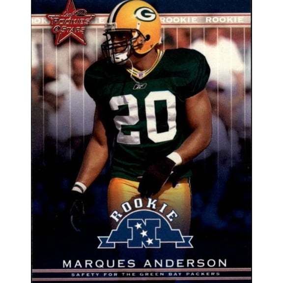 2002 Leaf Rookies and Stars #137 Marques Anderson RC NFL Football Trading Card