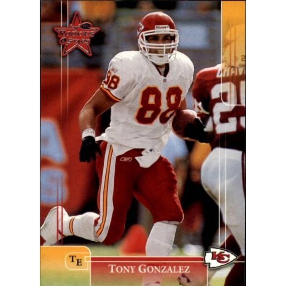 2002 Leaf Rookies and Stars #47 Tony Gonzalez NFL Football Trading Card