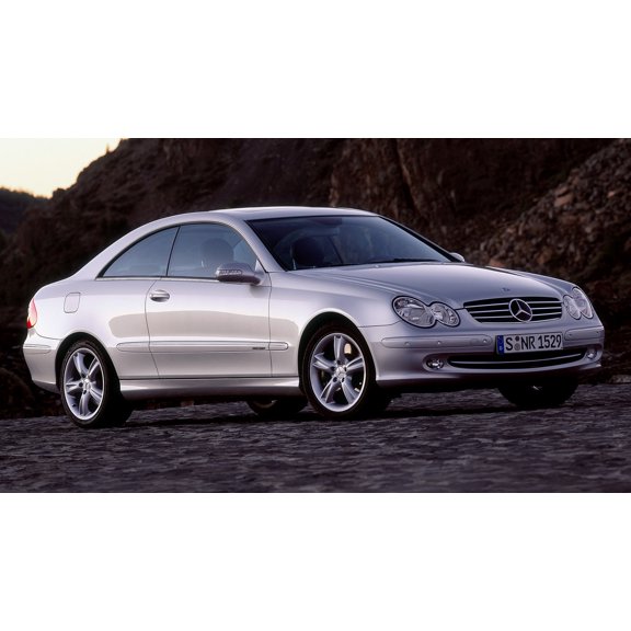 2002 Mercedes-Benz CLK Class - 12x18 Inch Laminated Poster - Stunning Detail and Bold Colors