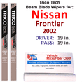 thumbnail image 1 of 2002 Nissan Frontier Beam Blade Wipers (Set of 2), 1 of 3
