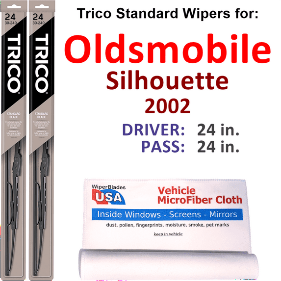 2002 Oldsmobile Silhouette Wiper Blades (Set of 2)
