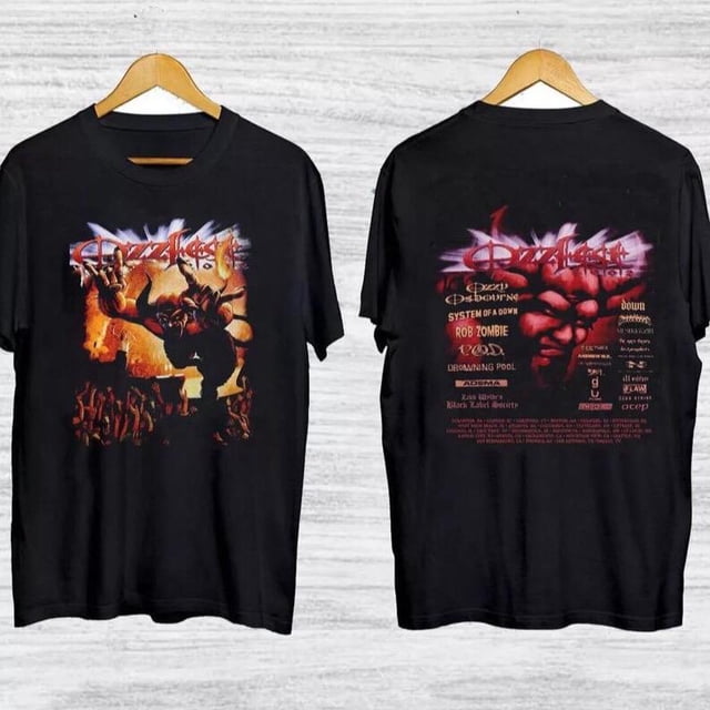 2002 Ozzy Osbourne Ozzfest Tour, Ozzy Osbourne Rock Band, Gift For Fans