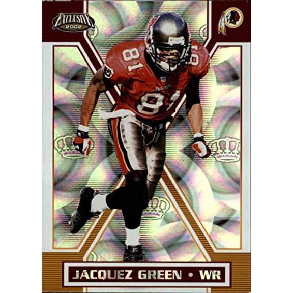 2002 Pacific Exclusive #178 Jacquez Green NFL Football Trading Card