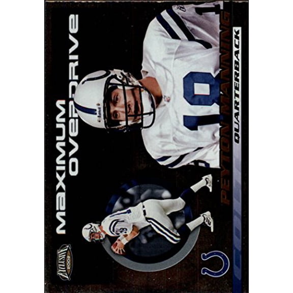 2002 Pacific Exclusive Maximum Overdrive #17 Peyton Manning NFL Football Trading Card