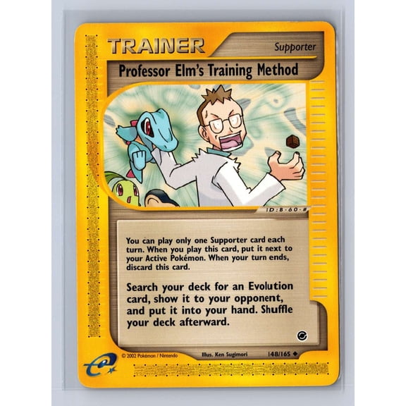 2002 Pokemon Expedition Professor Elm's Training Method Uncommon #148/165 LP English Nintendo
