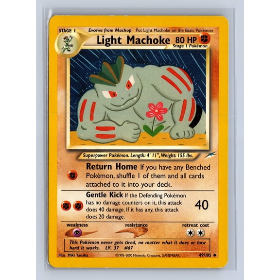 2002 Pokemon Neo Destiny Light Machoke Uncommon #49/105