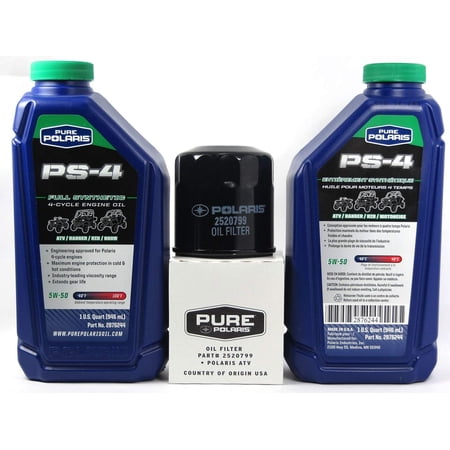 2002 Polaris Ranger 4X4 Model 10 500 Engine Polaris Oil Change Kit