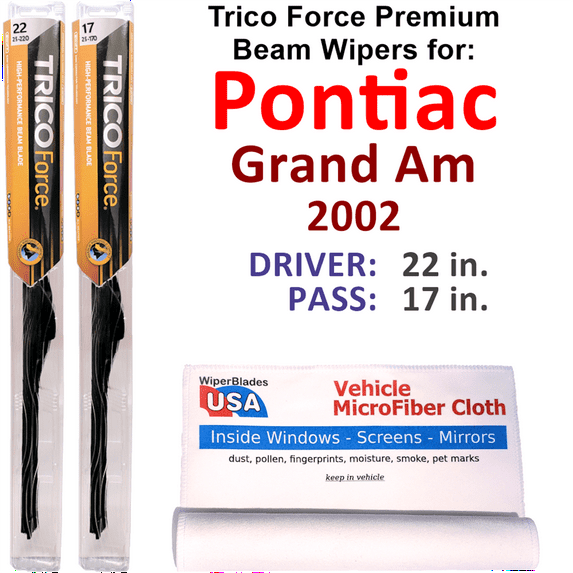 2002 Pontiac Grand Am Performance Beam Wipers (Set of 2)