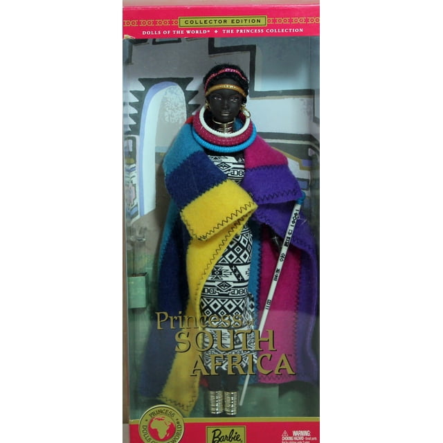 2002 Princess of South Africa Barbie, NRFB, (56218) NonMint Box