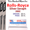 thumbnail image 1 of 2002 Rolls-Royce Silver Seraph Wiper Blades (Set of 2), 1 of 3