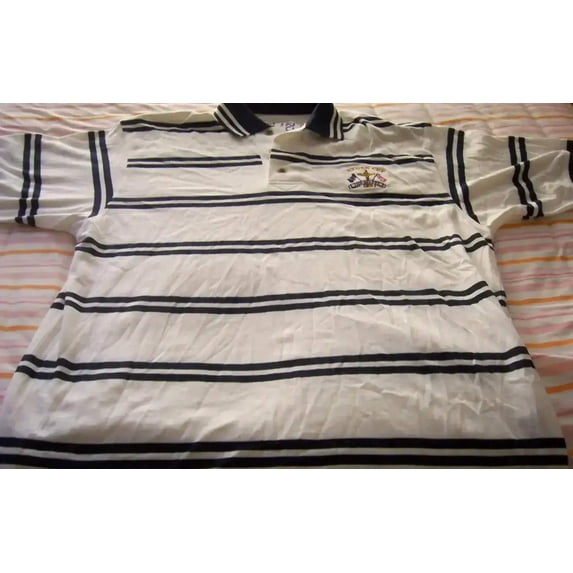 2002 Ryder Cup Belfry Cutter Buck white golf Shirt Medium