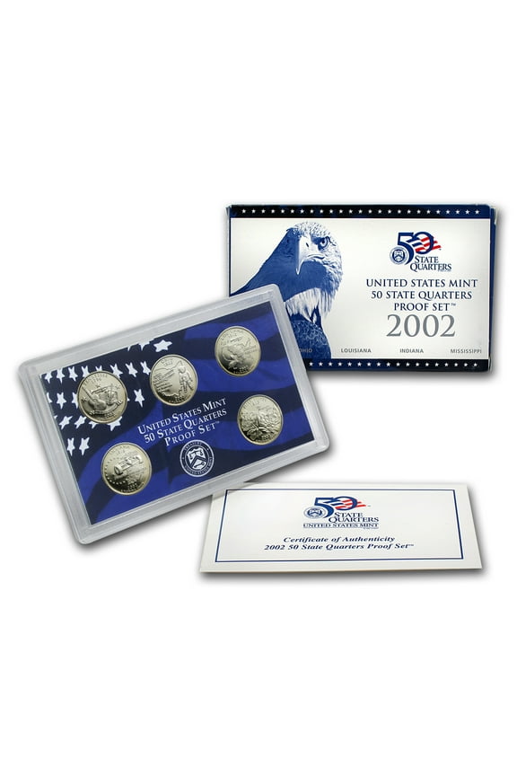 2002-S 50 State Quarters Proof Set