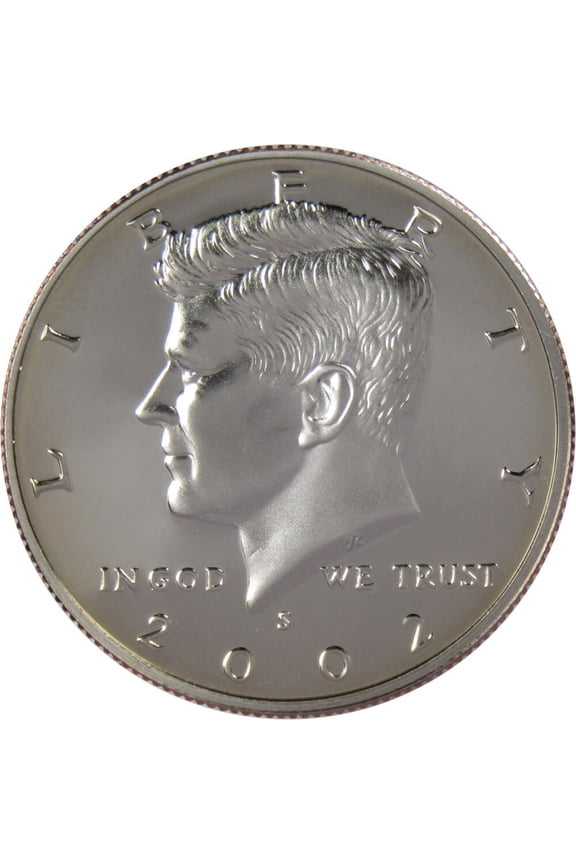 2002 S Kennedy Half Dollar Choice Proof Clad 50c US Coin Collectible