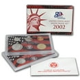 thumbnail image 1 of 2002 Silver Proof Set - U.S. Mint 10-Coin Set - Includes Silver State Quarters, 1 of 3