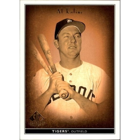 2002 SP Legendary Cuts #1 Al Kaline MLB Baseball Trading Card