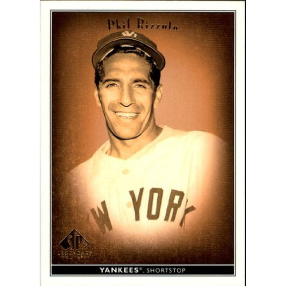 2002 SP Legendary Cuts #60 Phil Rizzuto MLB Baseball Trading Card