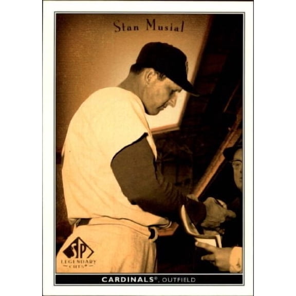 2002 SP Legendary Cuts #70 Stan Musial MLB Baseball Trading Card