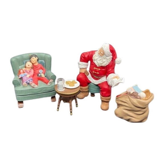 2002 Santa's Big Night (Santa's Big Night) Hallmark Keepsake Christmas Tree Ornament - qxc2002