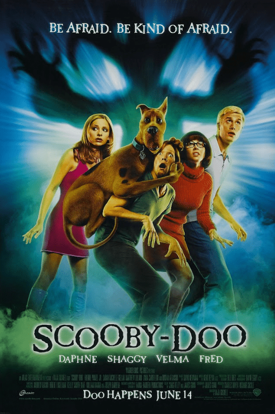 2002 ScoobyDoo Movie Poster 24x36 LiveAction Comedy Adventure Classic