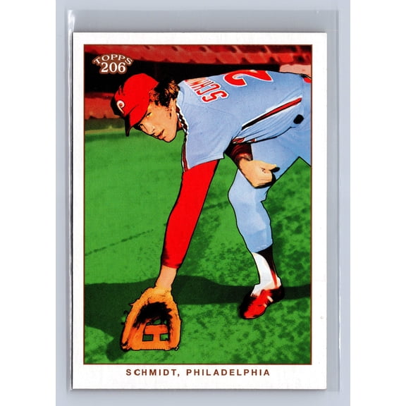 2002 Topps 206 Mike Schmidt Philadelphia Phillies #288 Baseball Card