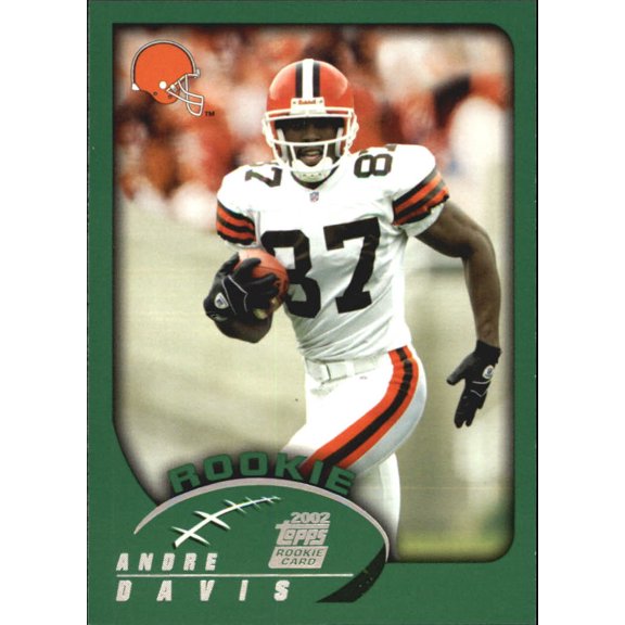 2002 Topps #322 Andre Davis RC NFL Football Trading Card