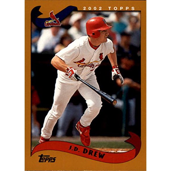2002 Topps #575 J.D. Drew MLB Baseball Trading Card