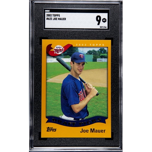 2002 Topps #622 Joe Mauer Draft Picks SGC 9