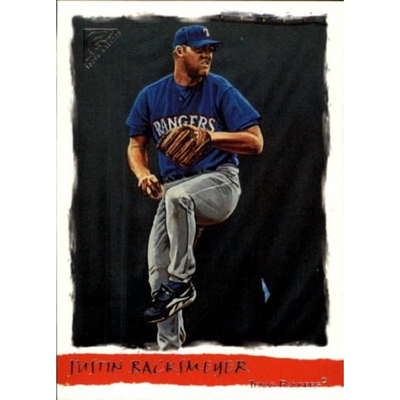 2002 Topps Gallery #182 Justin Backsmeyer FYP RC MLB Baseball Trading Card