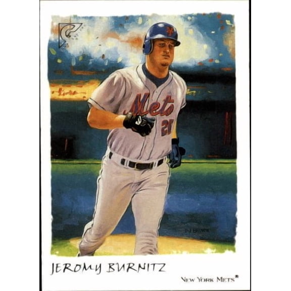 2002 Topps Gallery #91 Jeromy Burnitz MLB Baseball Trading Card