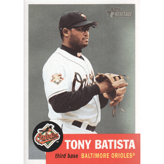 2002 Topps Heritage #284 Tony Batista MLB Baseball Trading Card