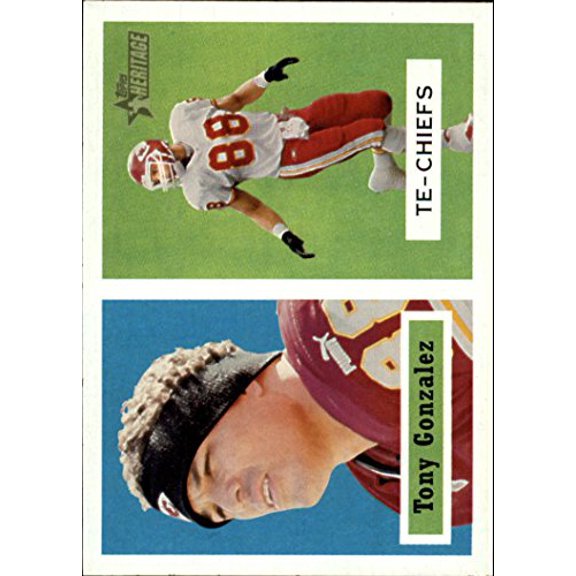 2002 Topps Heritage #82 Tony Gonzalez NFL Football Trading Card