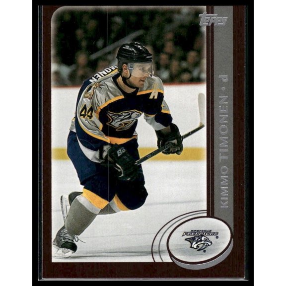 2002 Topps #252 Kimmo Timonen Nashville Predators Hockey Card Excellent