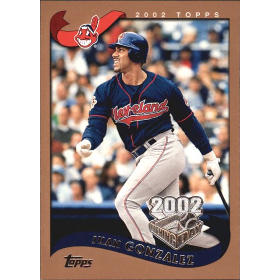 2002 Topps Opening Day #94 Juan Gonzalez MLB Baseball Trading Card