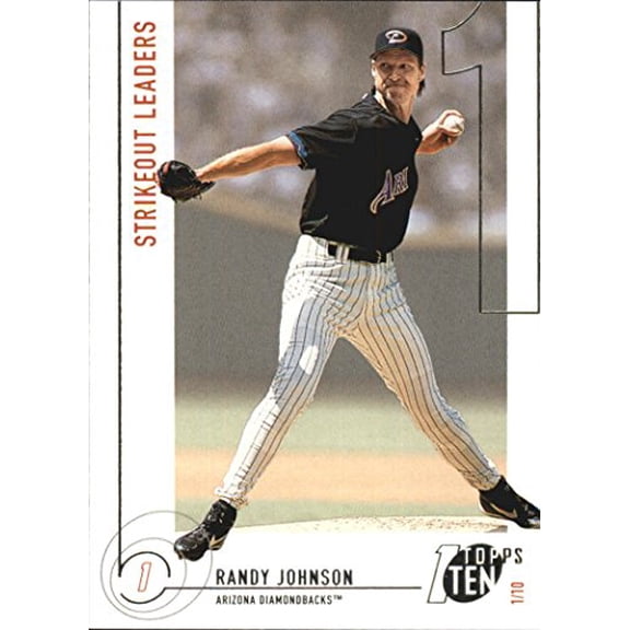 2002 Topps Ten #151 Randy Johnson K MLB Baseball Trading Card