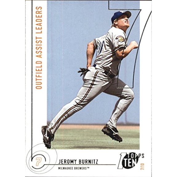 2002 Topps Ten #177 Jeromy Burnitz AST MLB Baseball Trading Card
