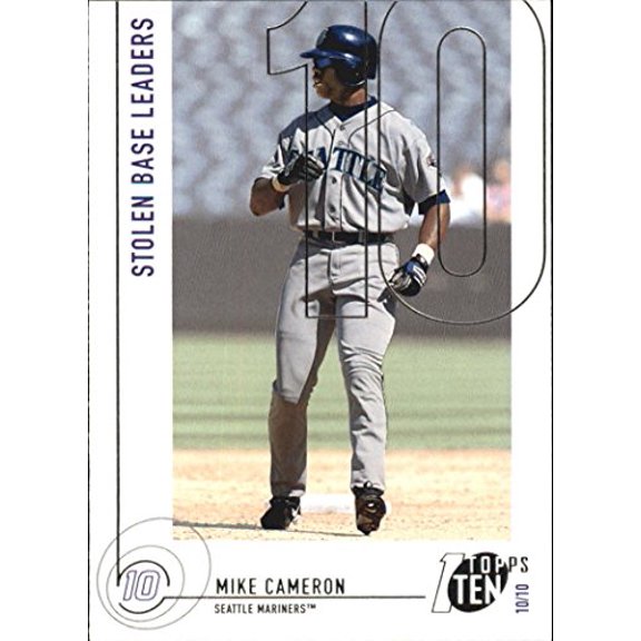 2002 Topps Ten #81 Mike Cameron SB MLB Baseball Trading Card