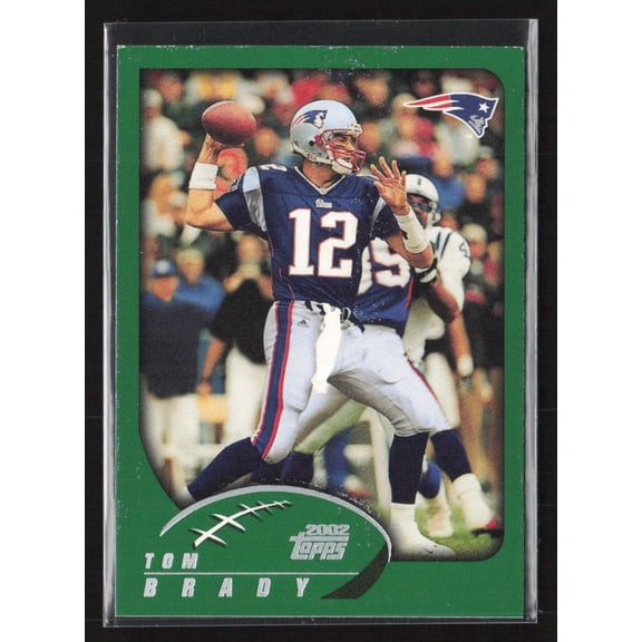 2002 Topps Tom Brady #248 New England Patriots NFL Football Trading Card