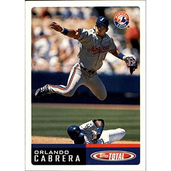 2002 Topps Total #139 Orlando Cabrera MLB Baseball Trading Card