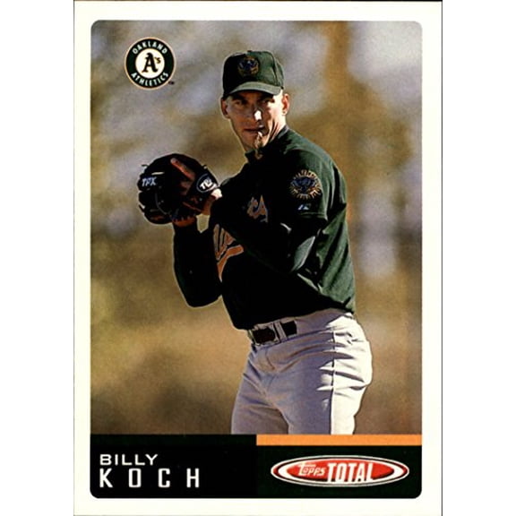 2002 Topps Total #372 Billy Koch MLB Baseball Trading Card