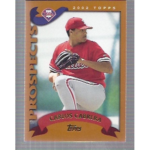 2002 Topps Traded #T166 Carlos Cabrera RC MLB Baseball Trading Card