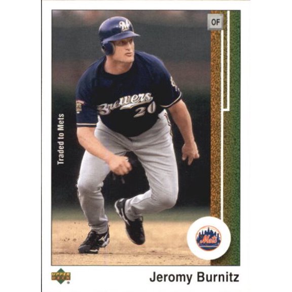 2002 UD Authentics #147 Jeromy Burnitz MLB Baseball Trading Card