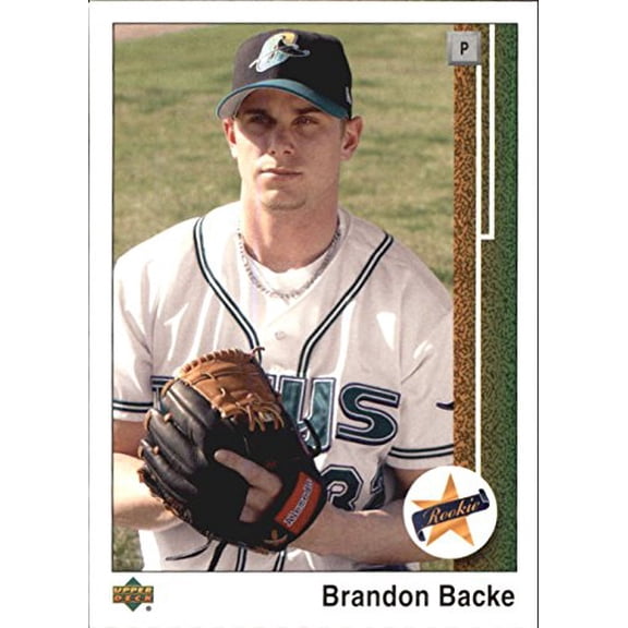 2002 UD Authentics #177 Brandon Backe SR RC MLB Baseball Trading Card