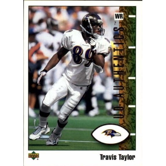 2002 UD Authentics #8 Travis Taylor NFL Football Trading Card